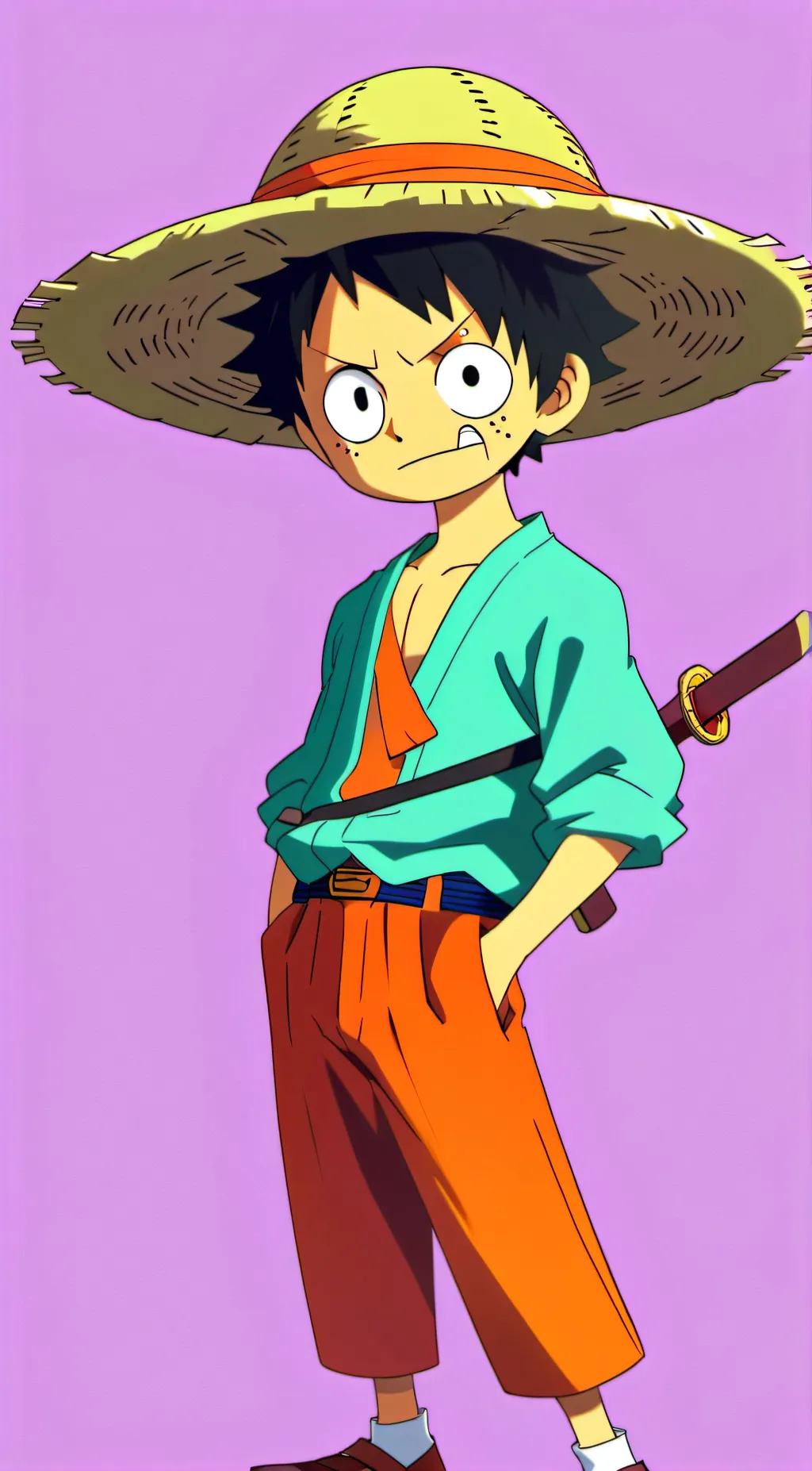 ai character: One Piece background