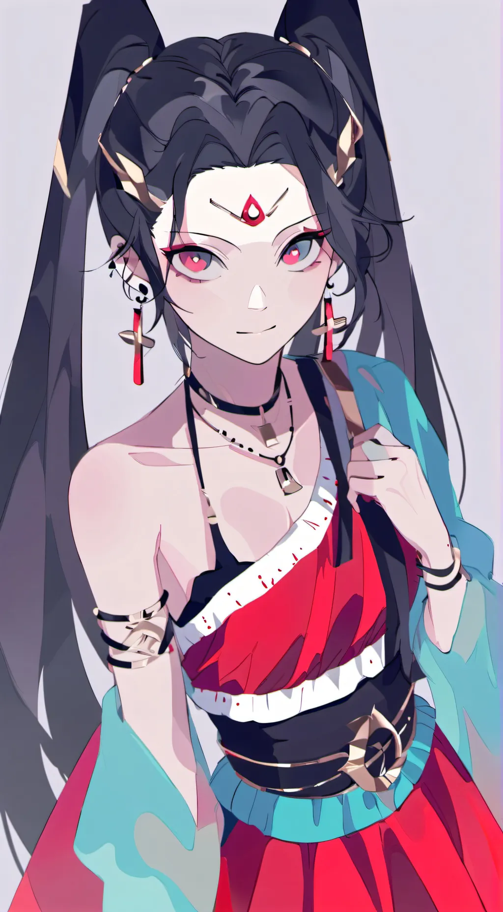 ai character: Hashiras battle background