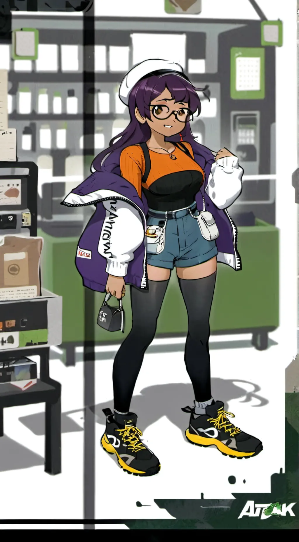 ai character: Luz Nocera  background