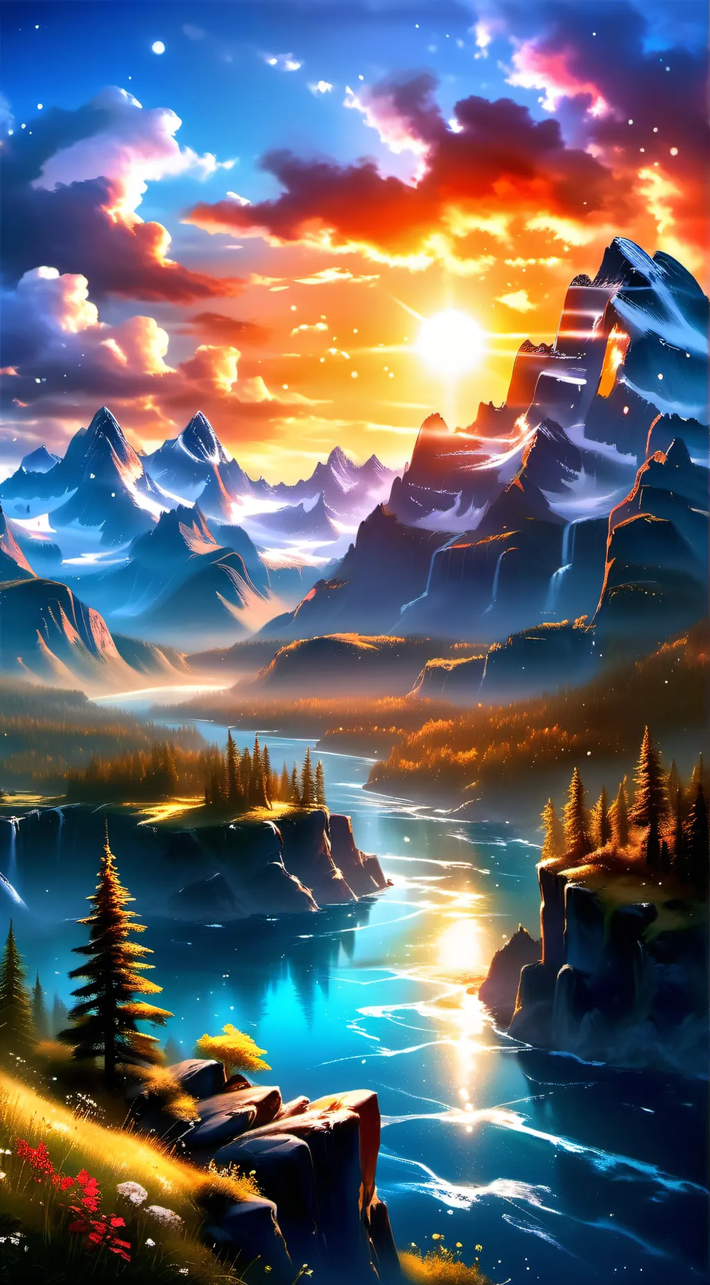 ai character: North America  background