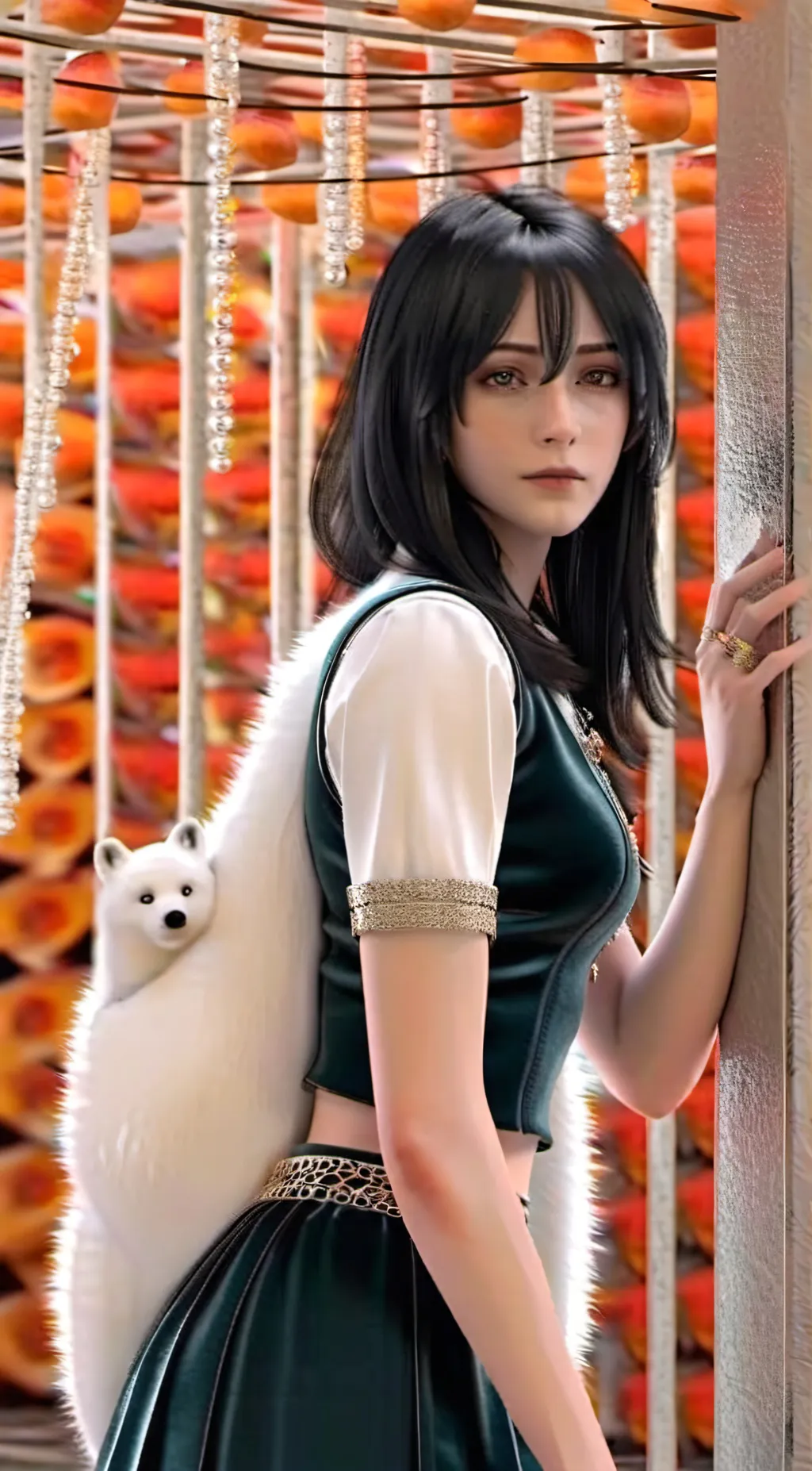 ai character: Sweetie fox background
