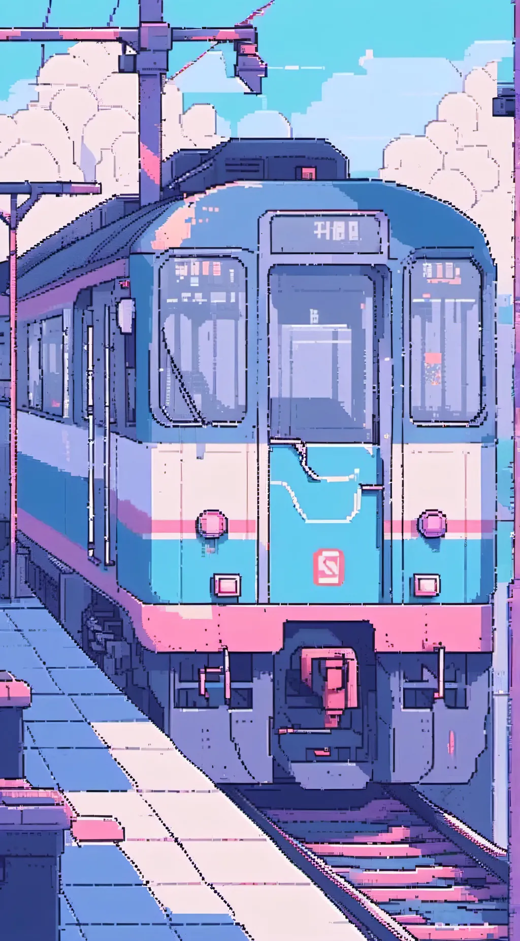 ai character: Train background