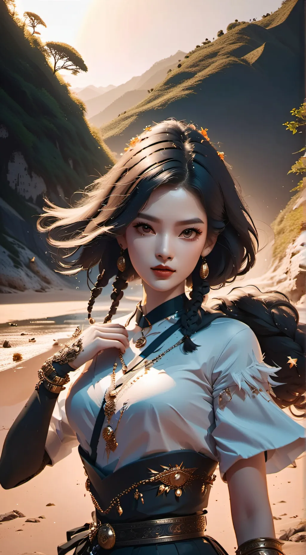 ai character: sara background