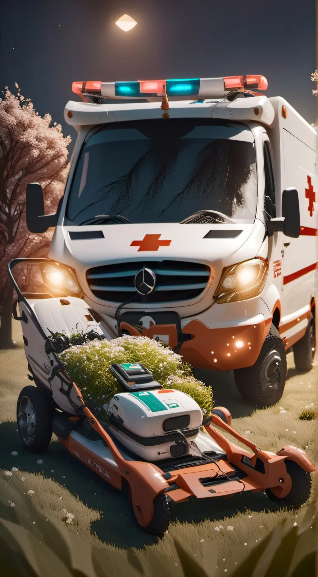 ai character: Ambulance background