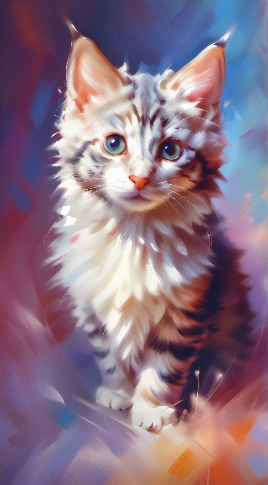 ai character: Evil cat background