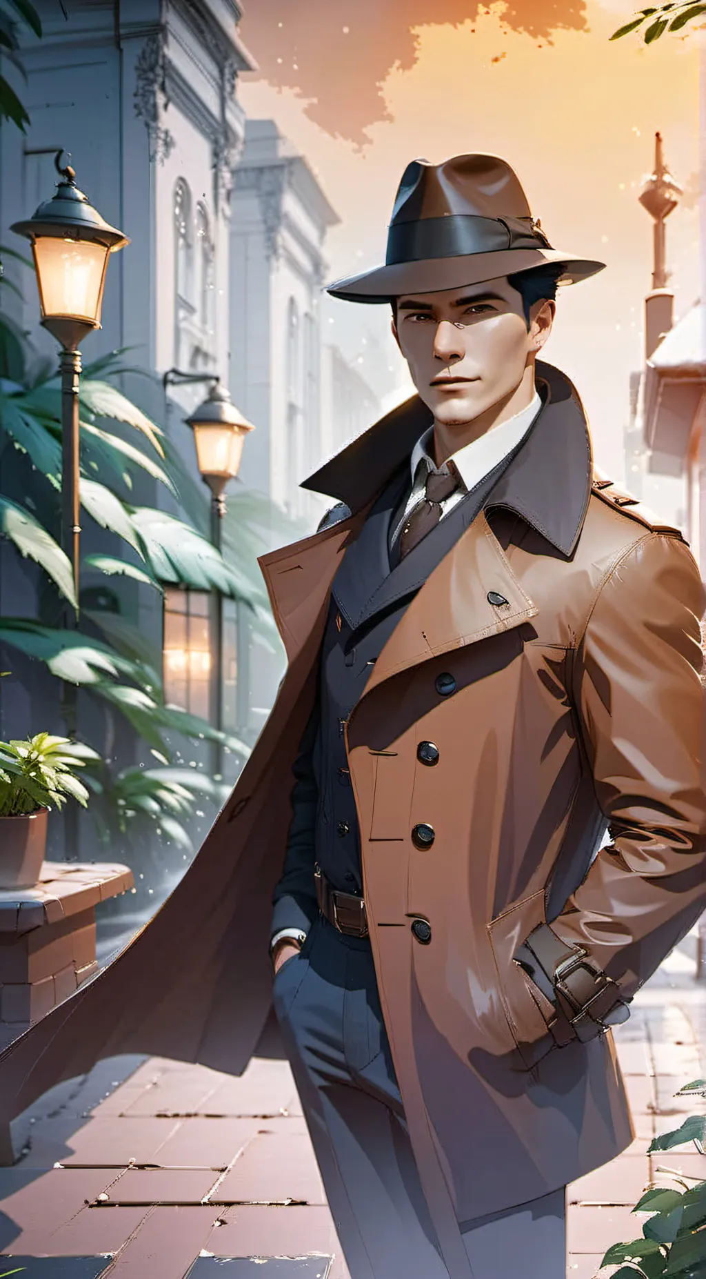 ai character: Andrew Smith  background