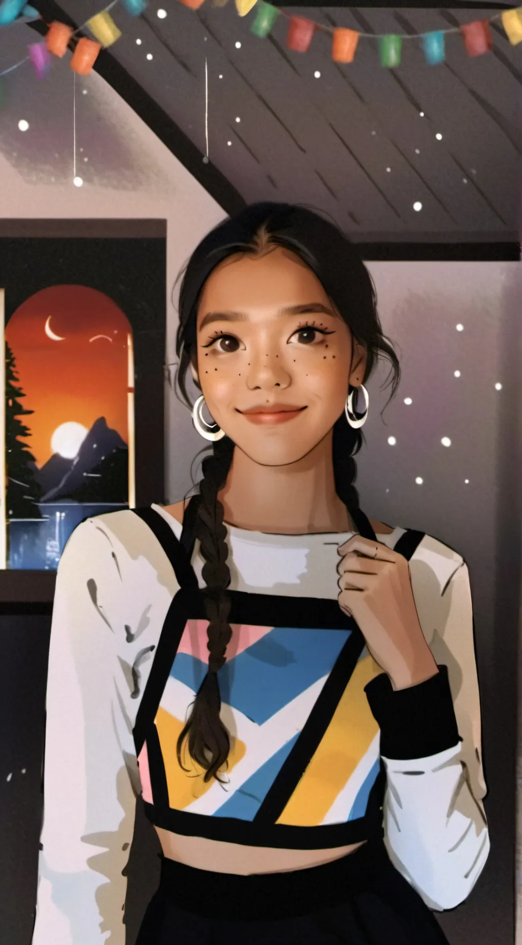 ai character: Sumi background