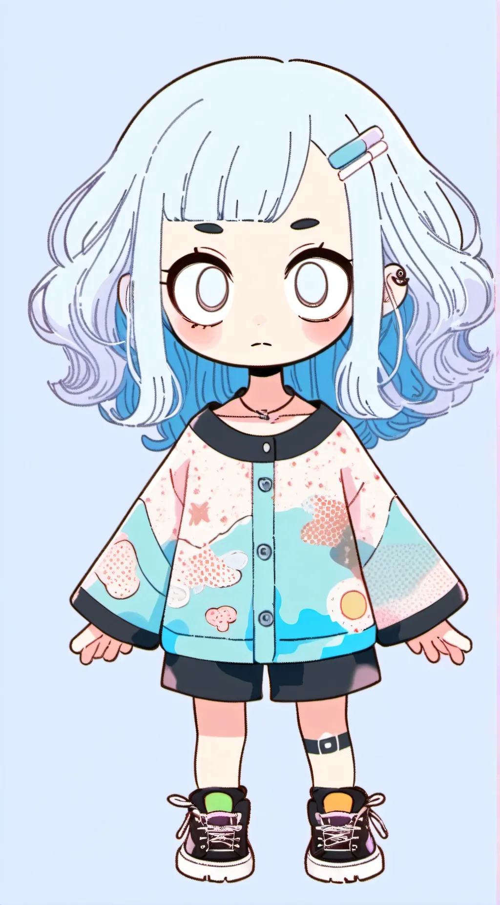 ai character: pencil from bfb background