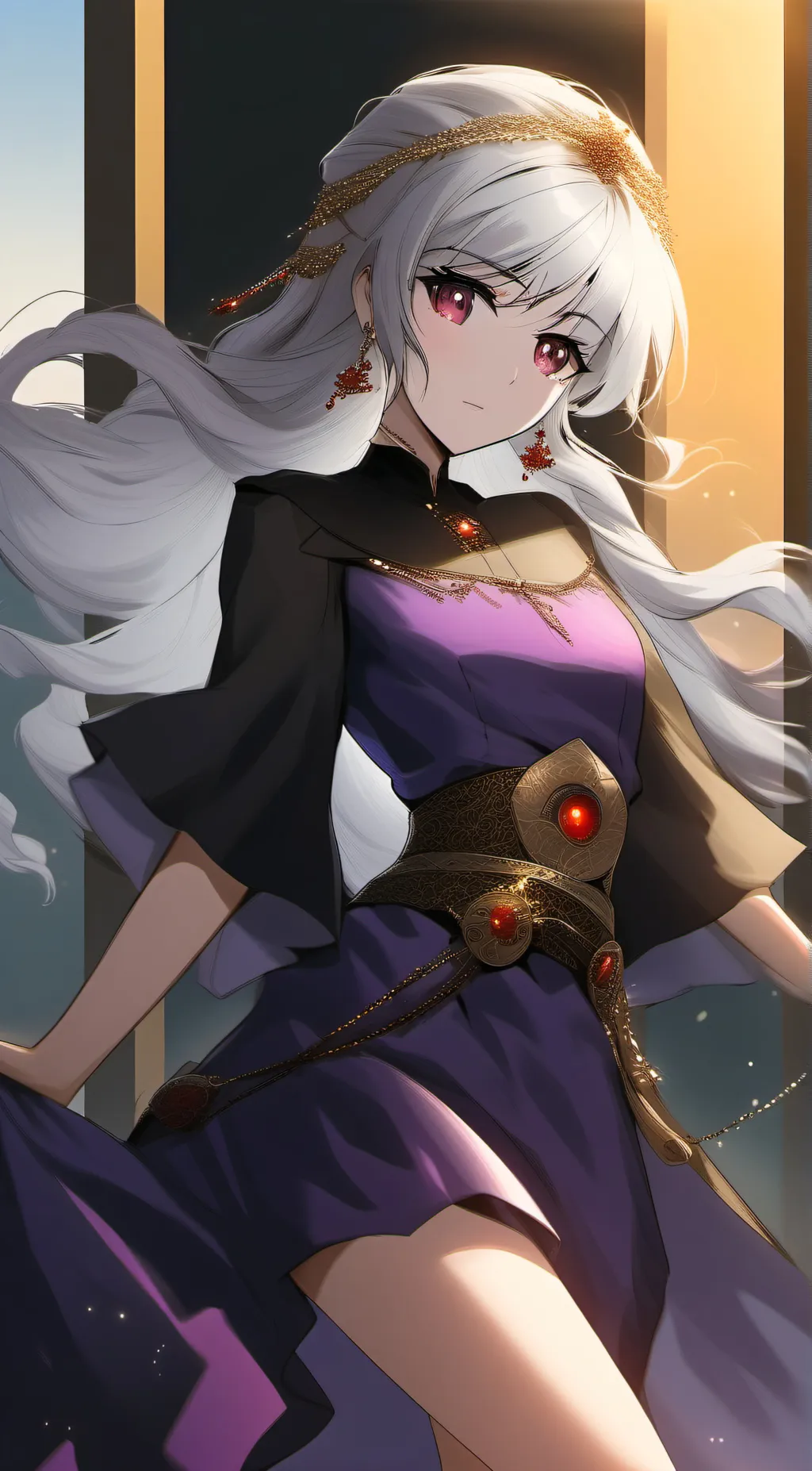 ai character: Lila Lunaria background