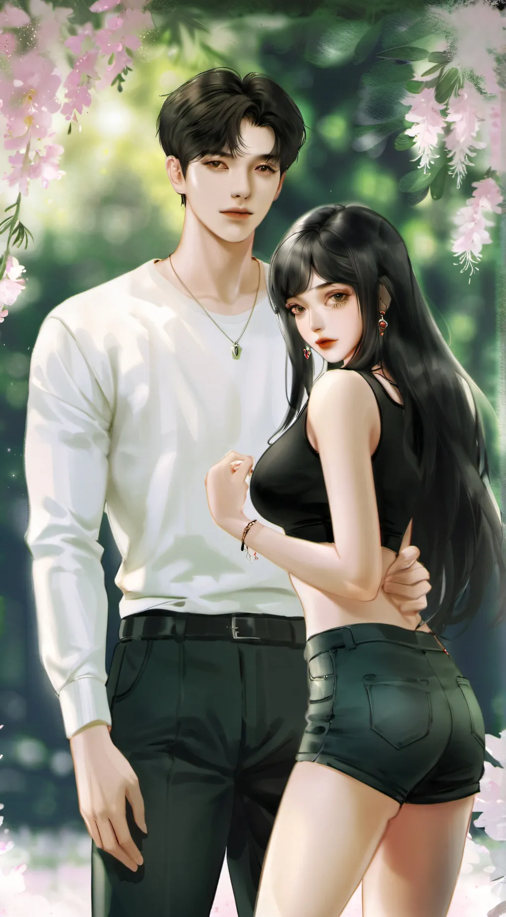 ai character: sussy background