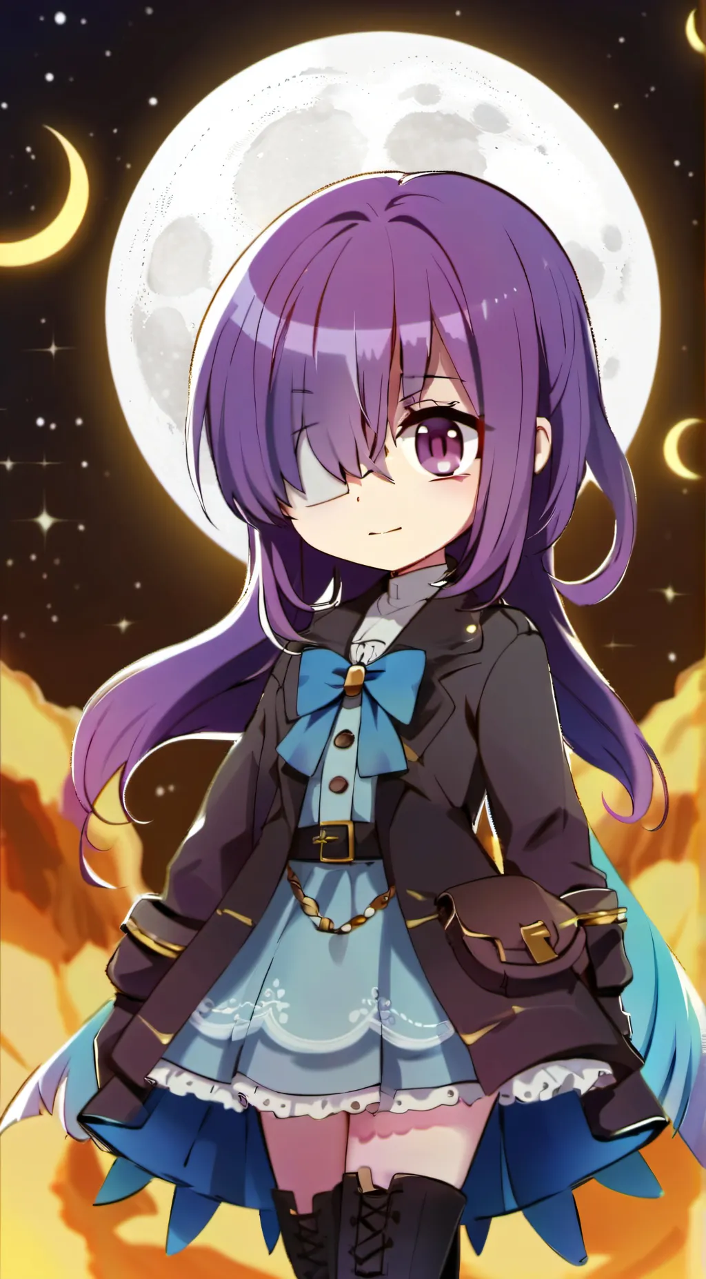 ai character: Luma eclipsea background