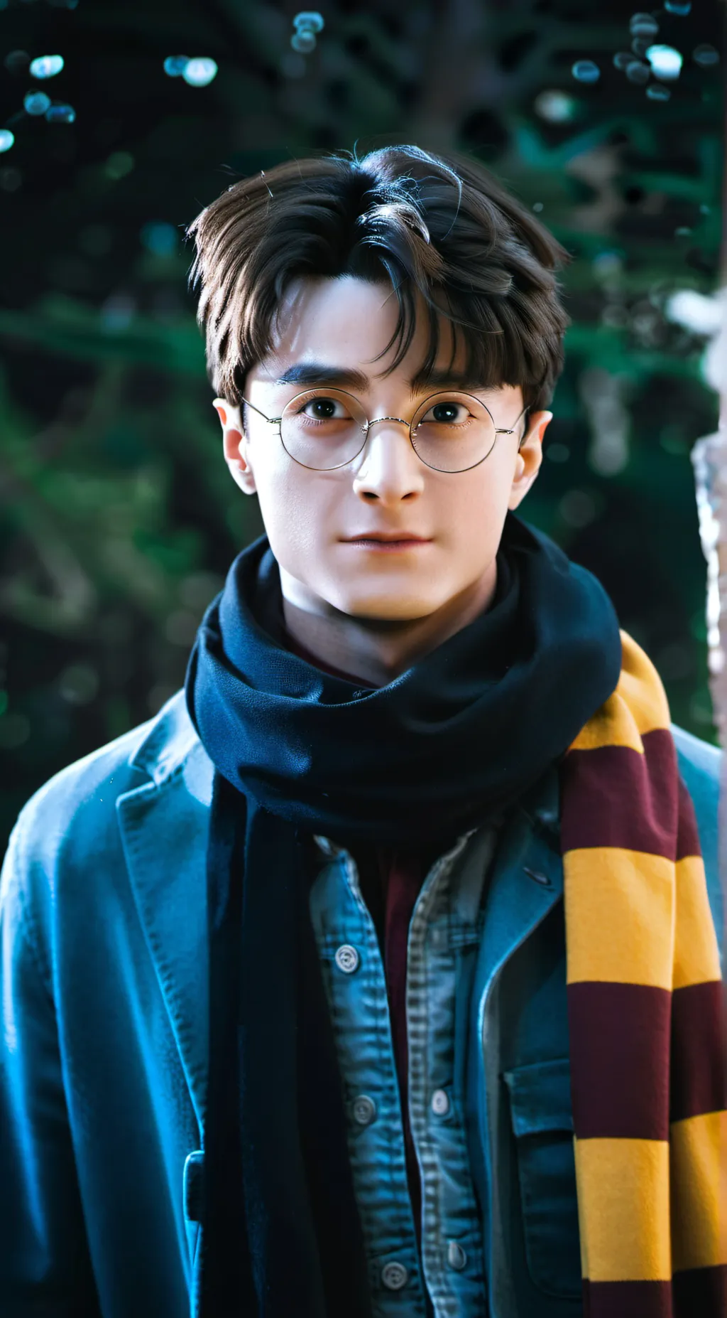 ai character: Harry Potter  background
