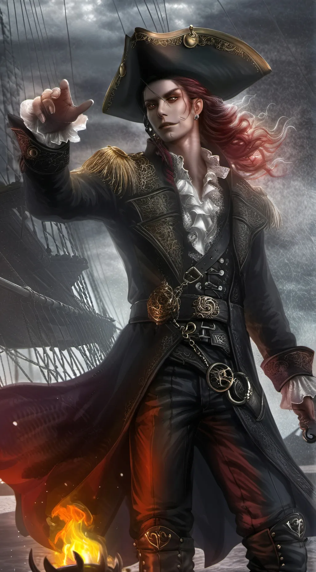 ai character: Captain Alistair background