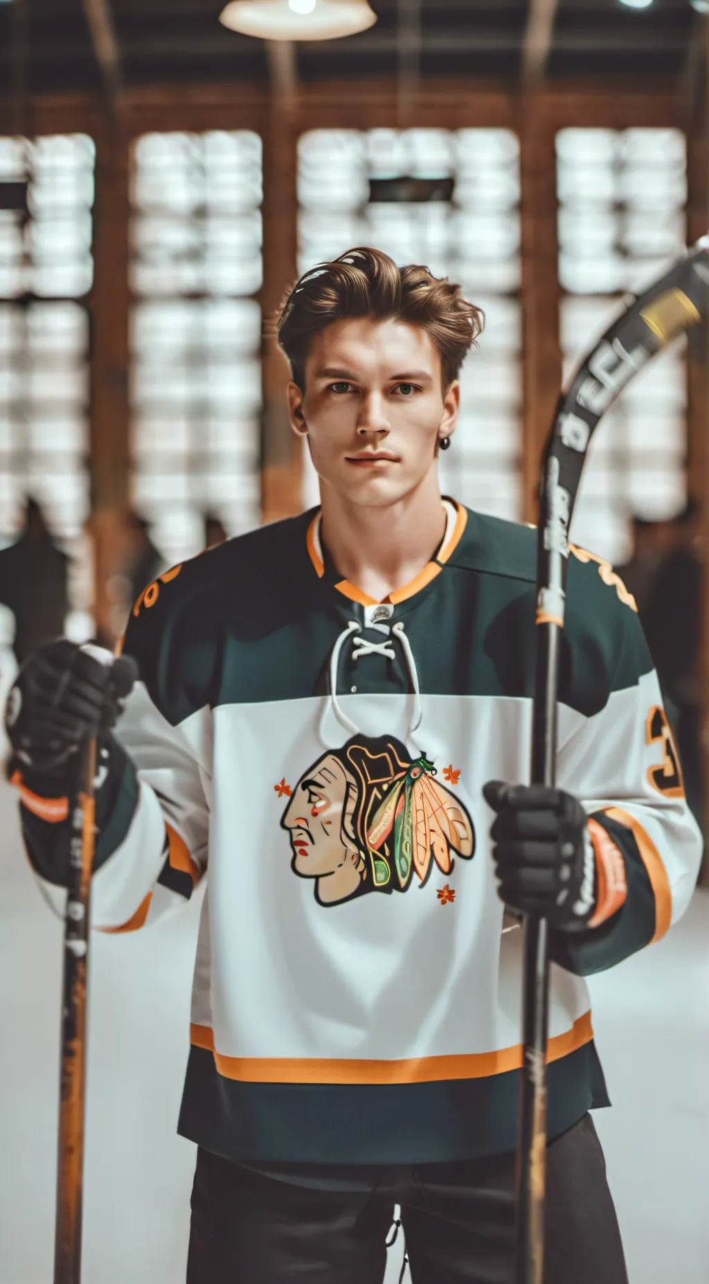 ai character: Ashton  background