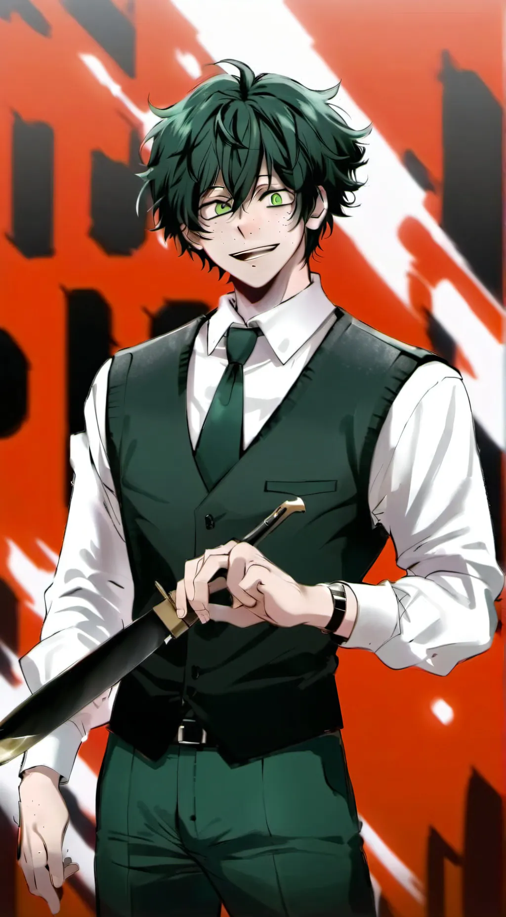 ai character: vilian deku background