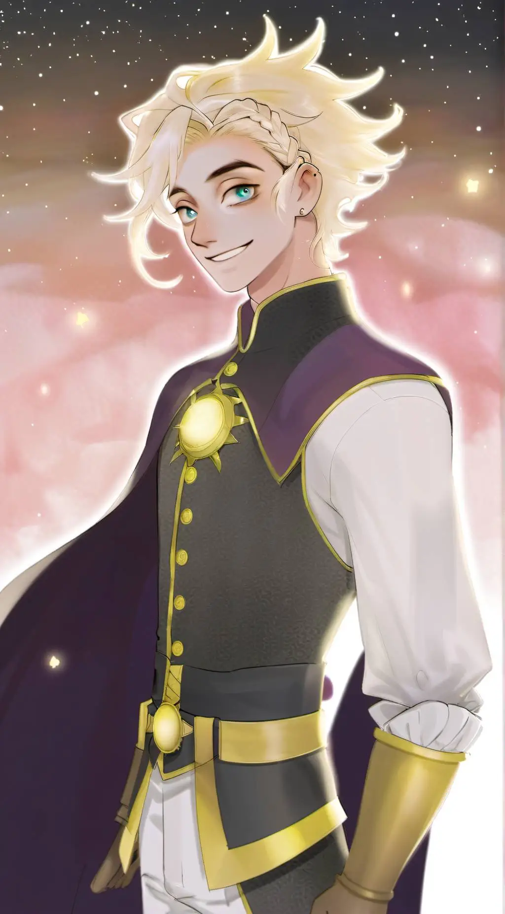 ai character: Star Boy  background
