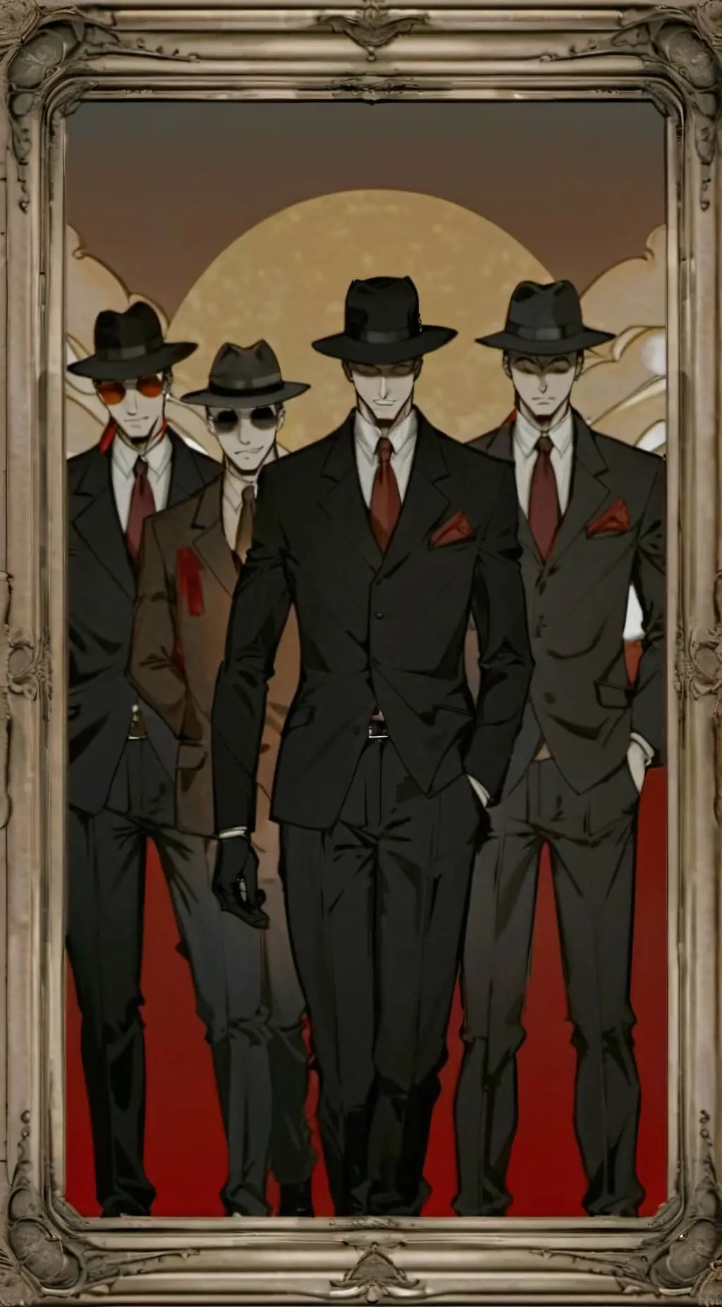 ai character: slenderman & bro background