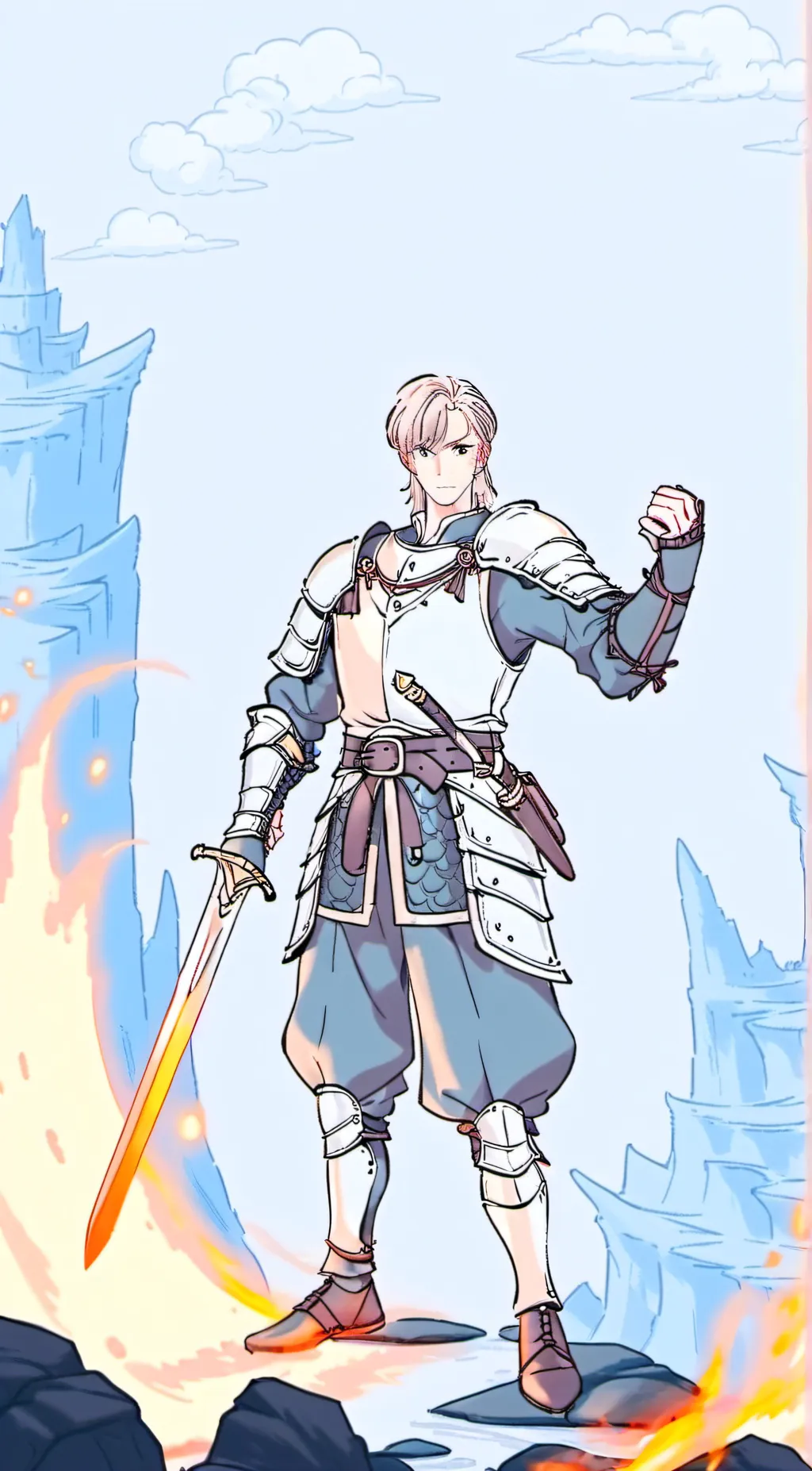 ai character: Leo  background