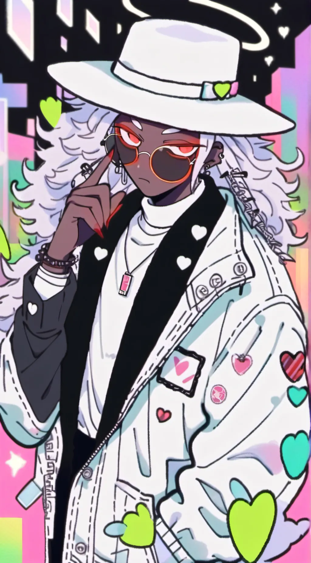 ai character: Valentino  background