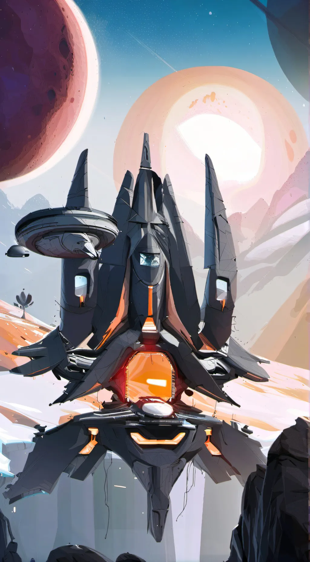 ai character: Space rider background
