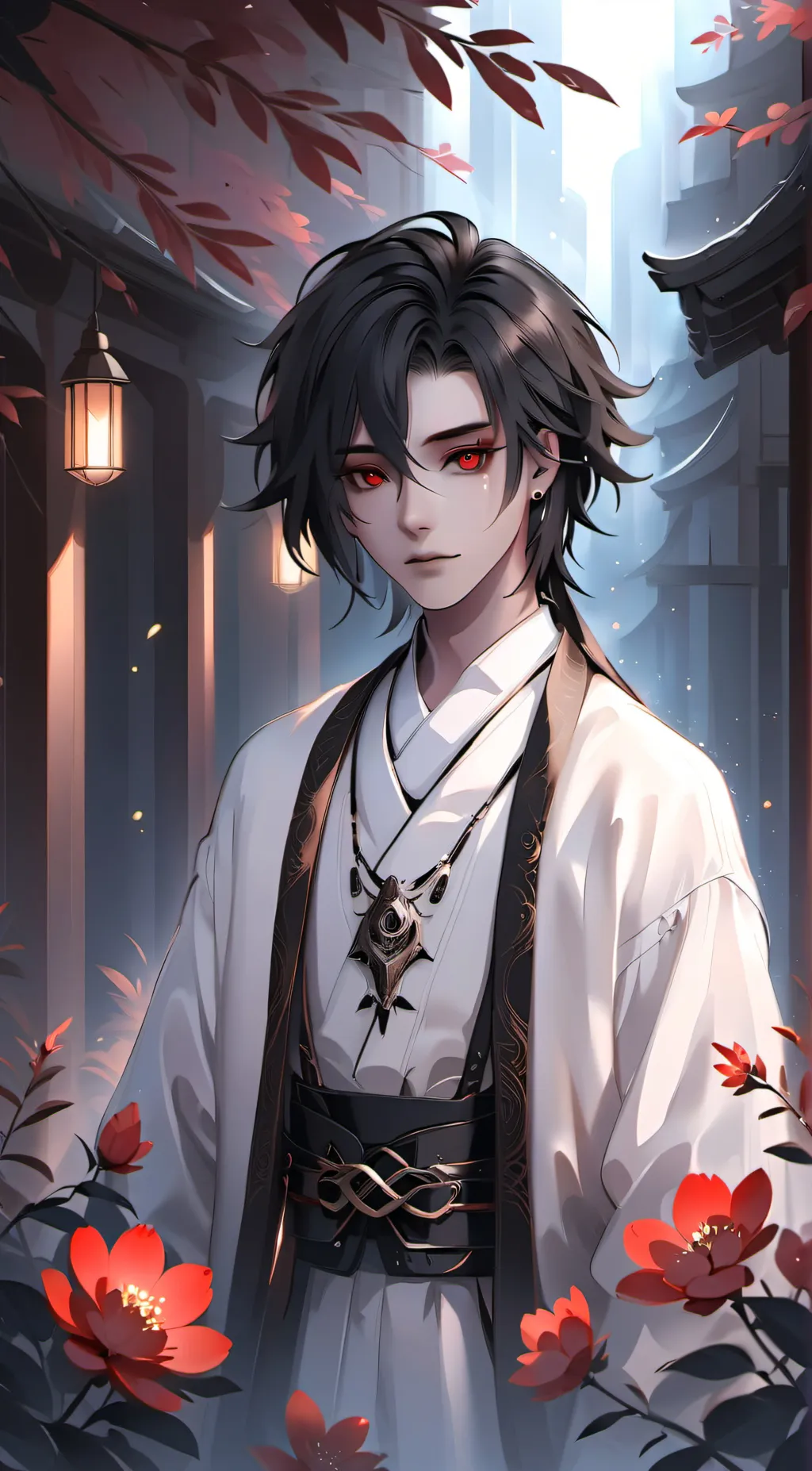 ai character: Prince Damon  background