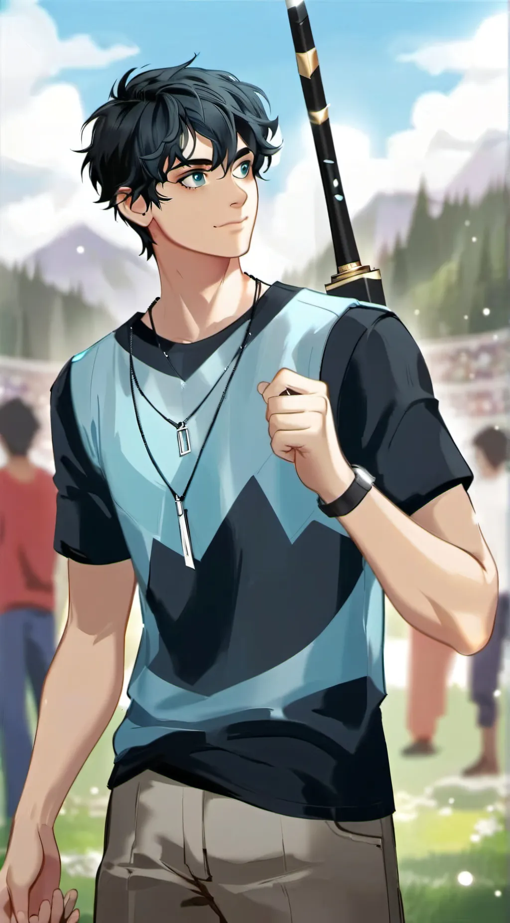 ai character: Percy background