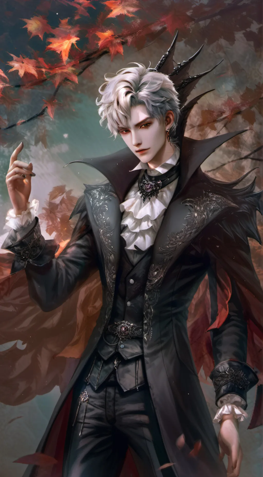 ai character: Leon background