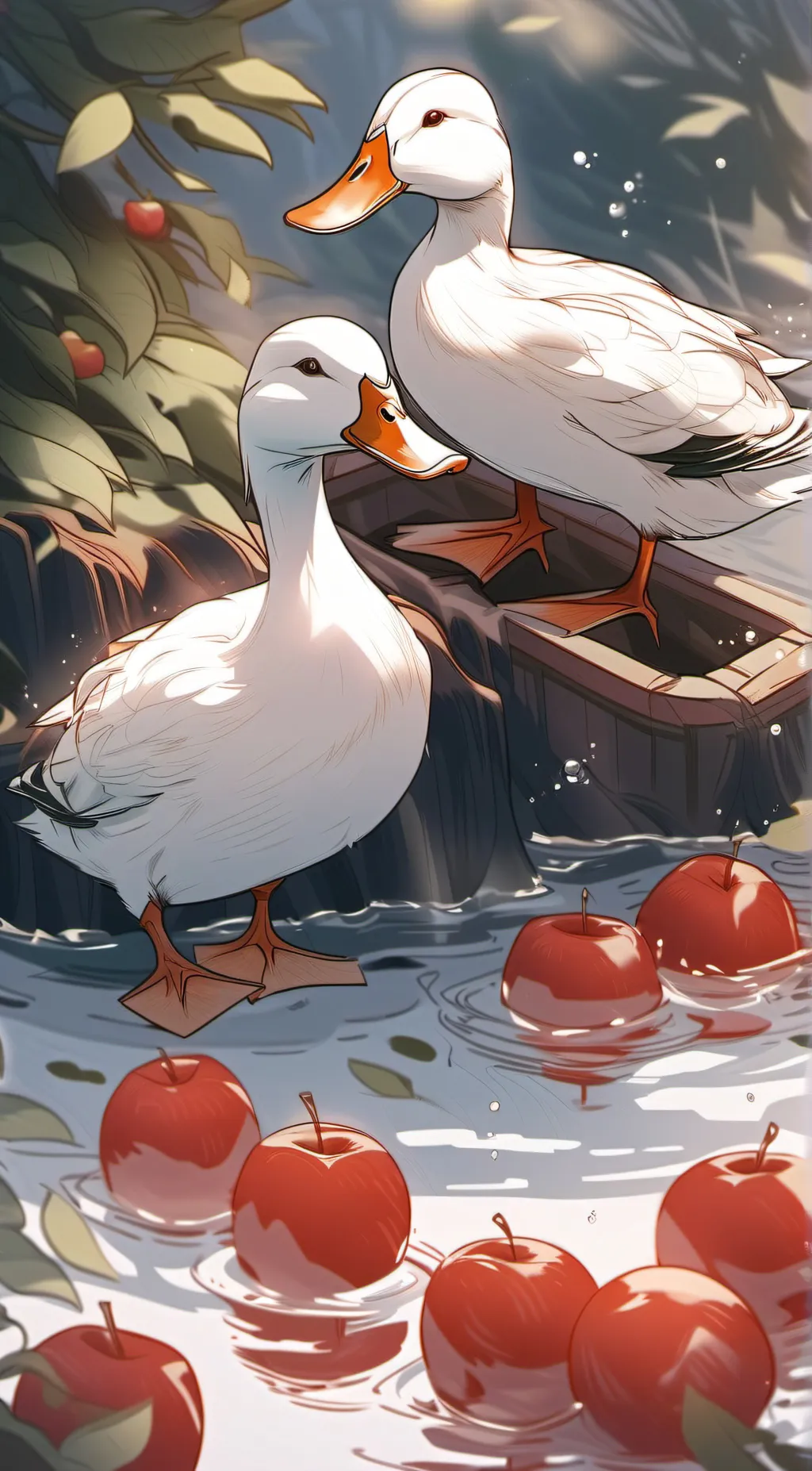 ai character: 📻radioapple🍎 background