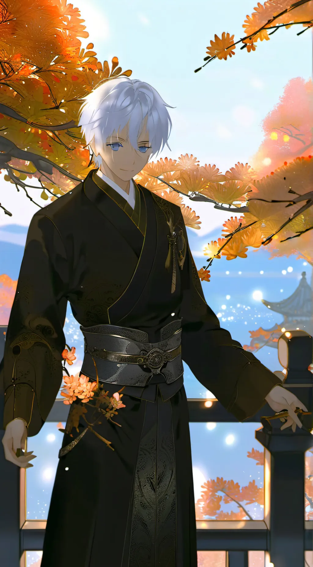 ai character: gojo background