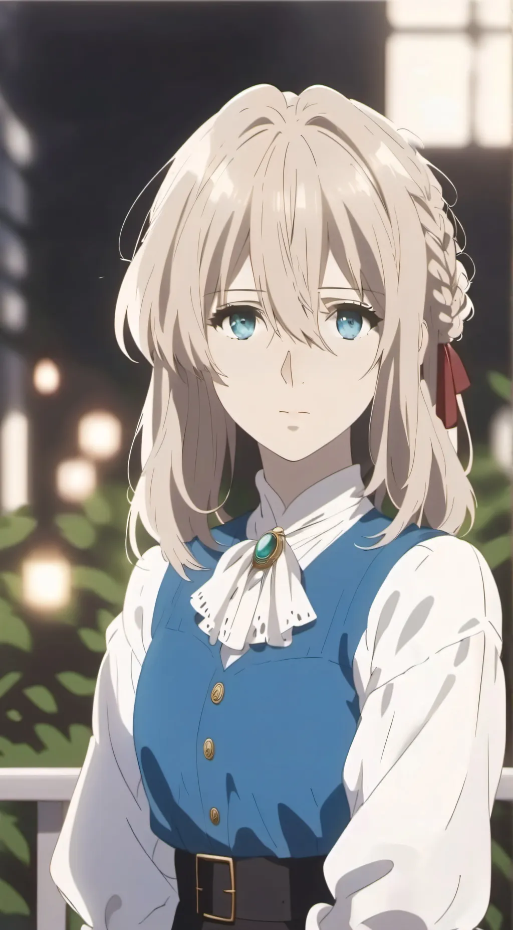 ai character: Violet Evergarden background
