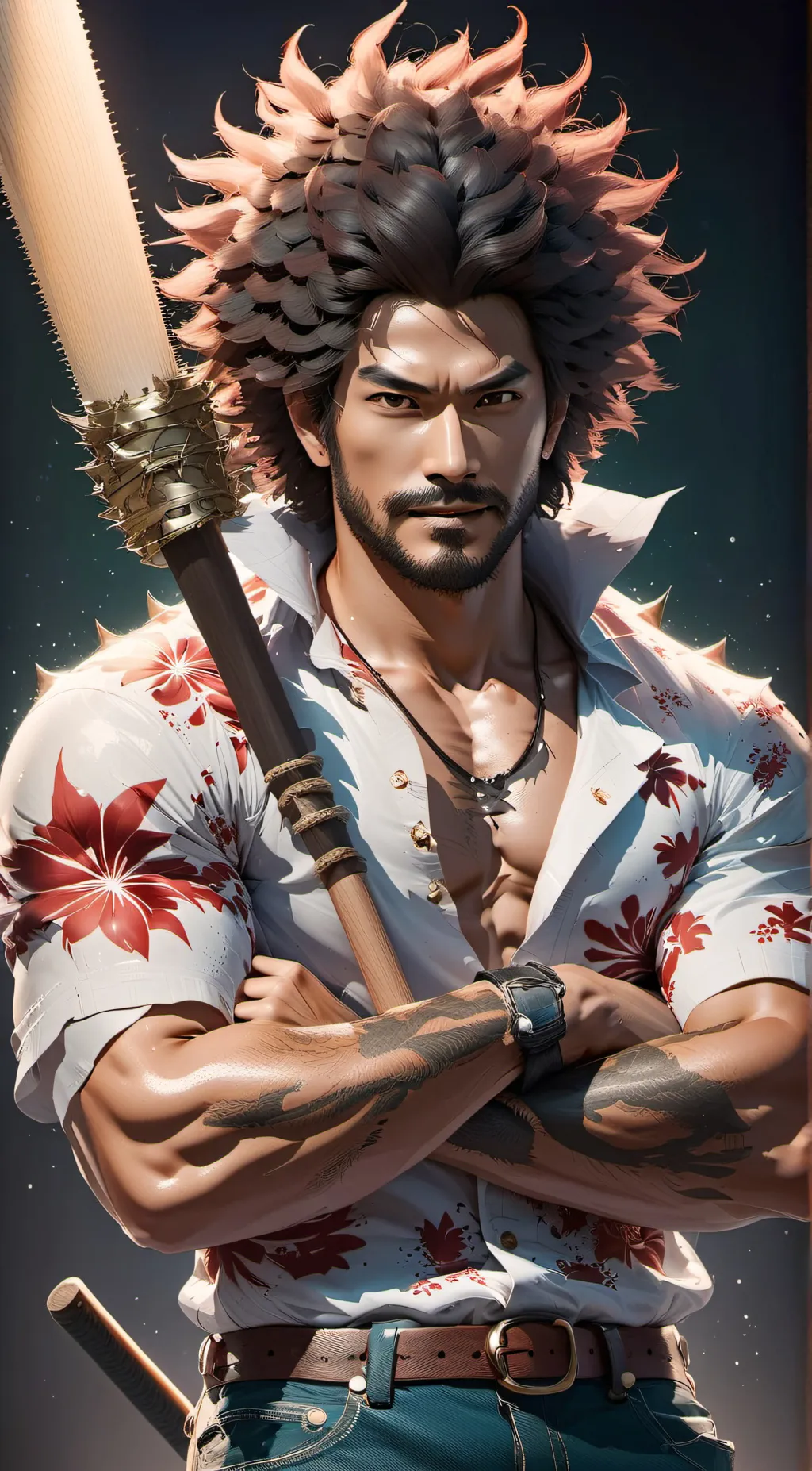 ai character: Ichiban Kasuga  background