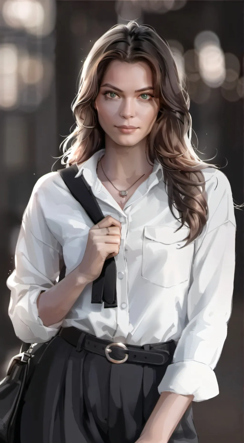 ai character: Pansy Parkinson  background