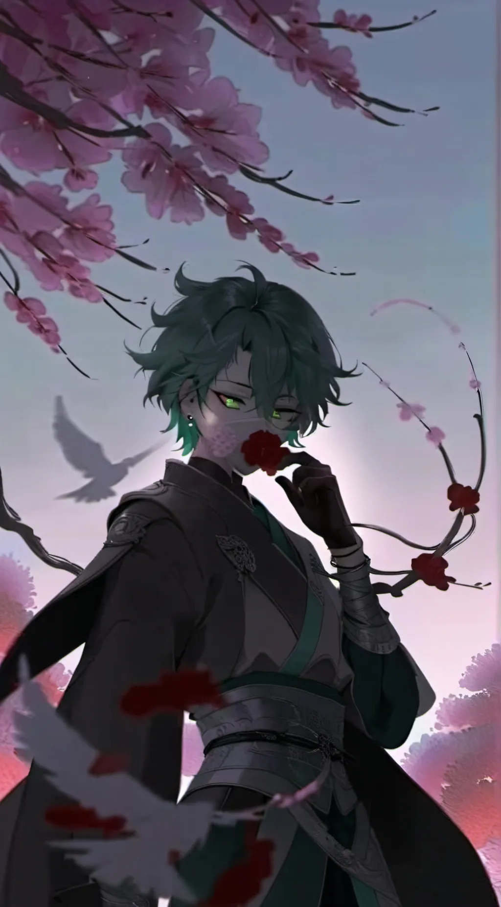 ai character: Villain deku background