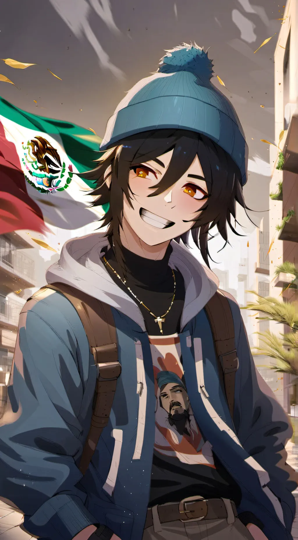ai character: •qsmp quackity• ♡ background