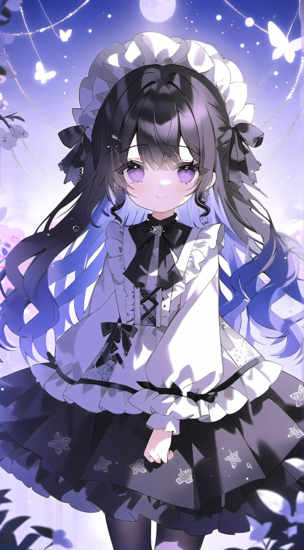 ai character: Luna background