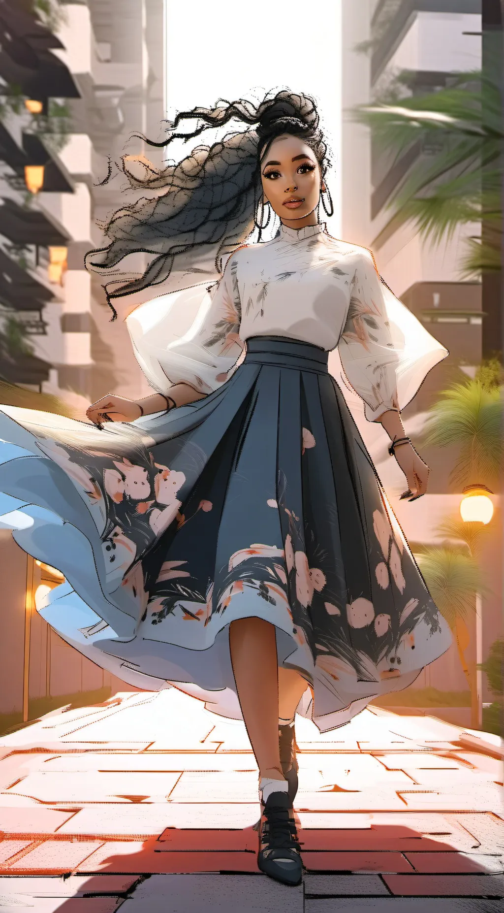 ai character: Fairy background