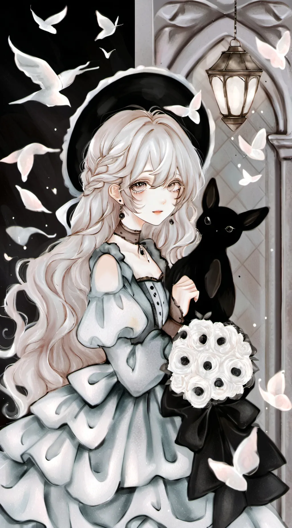 ai character: luna background