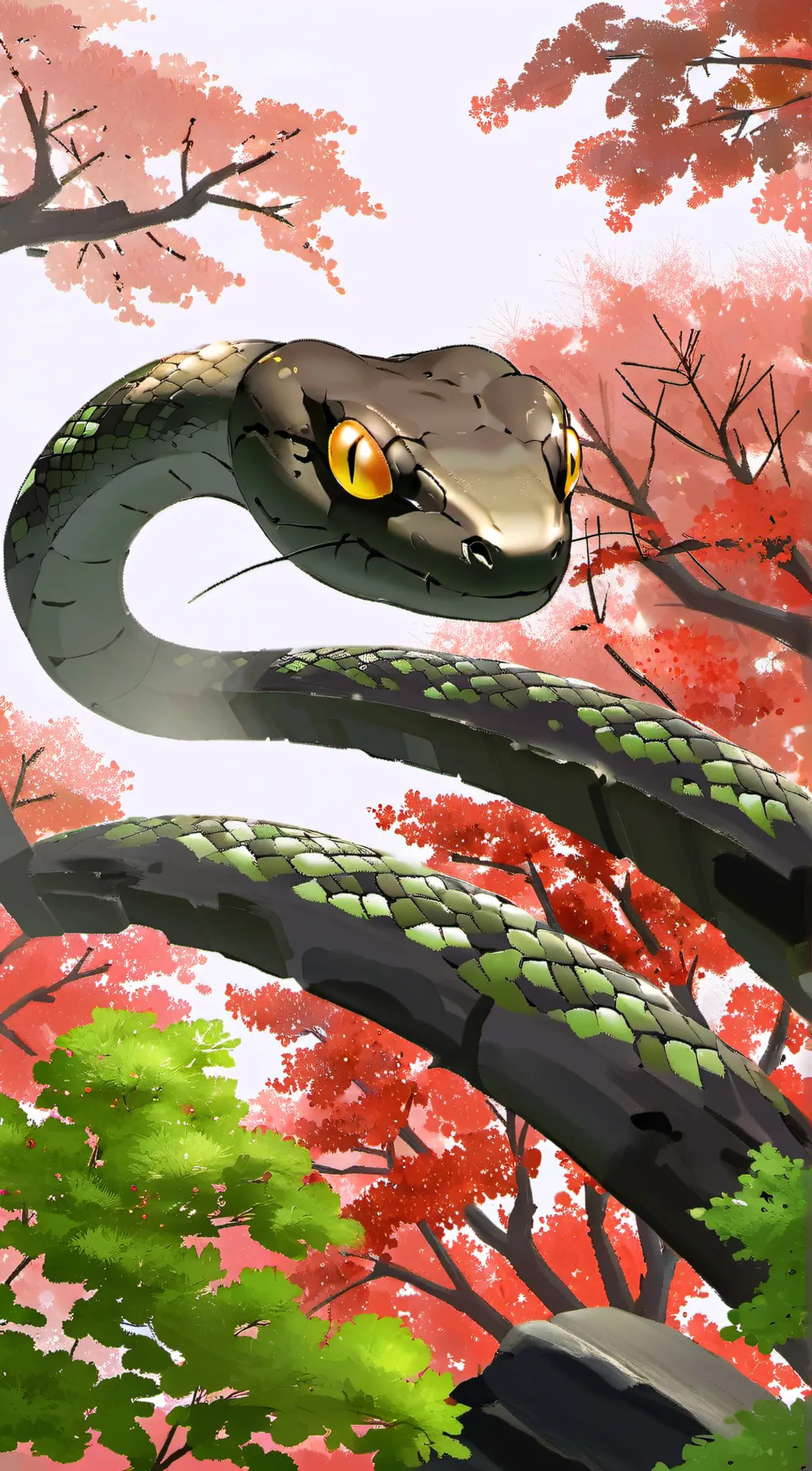 ai character: Kaa background