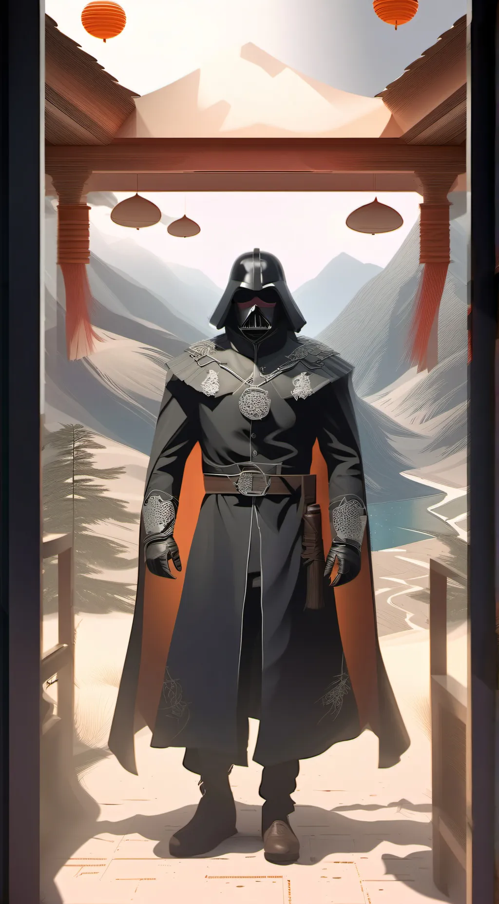 ai character: Darth Vader  background