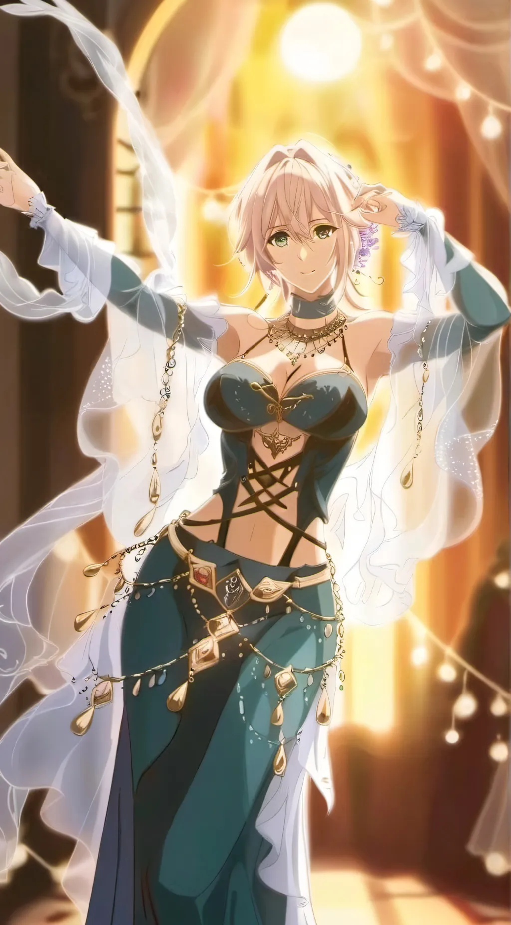 ai character: Violet Evergarden background