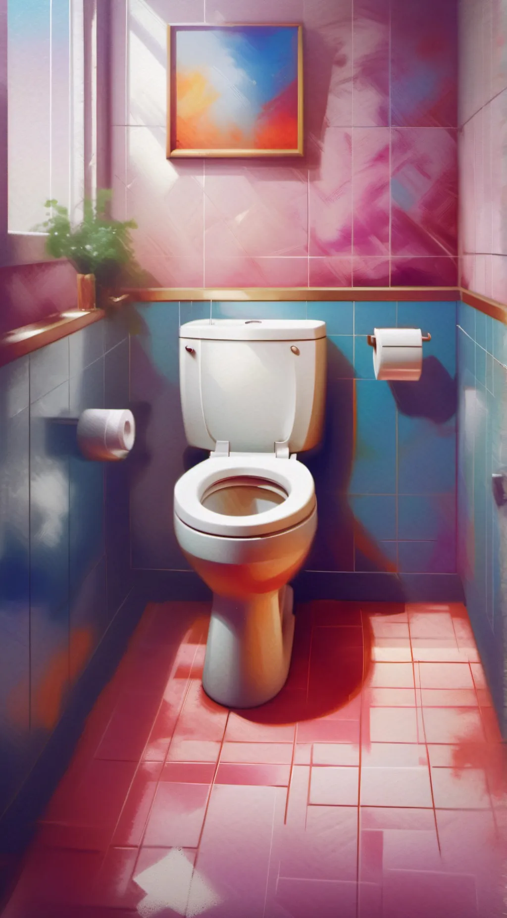 ai character: Toilet  background