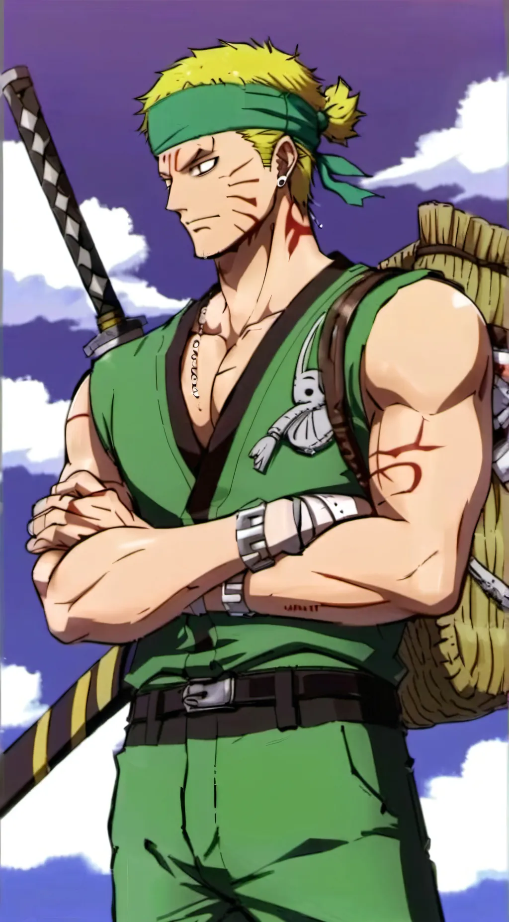 ai character: Roronoa Zoro background