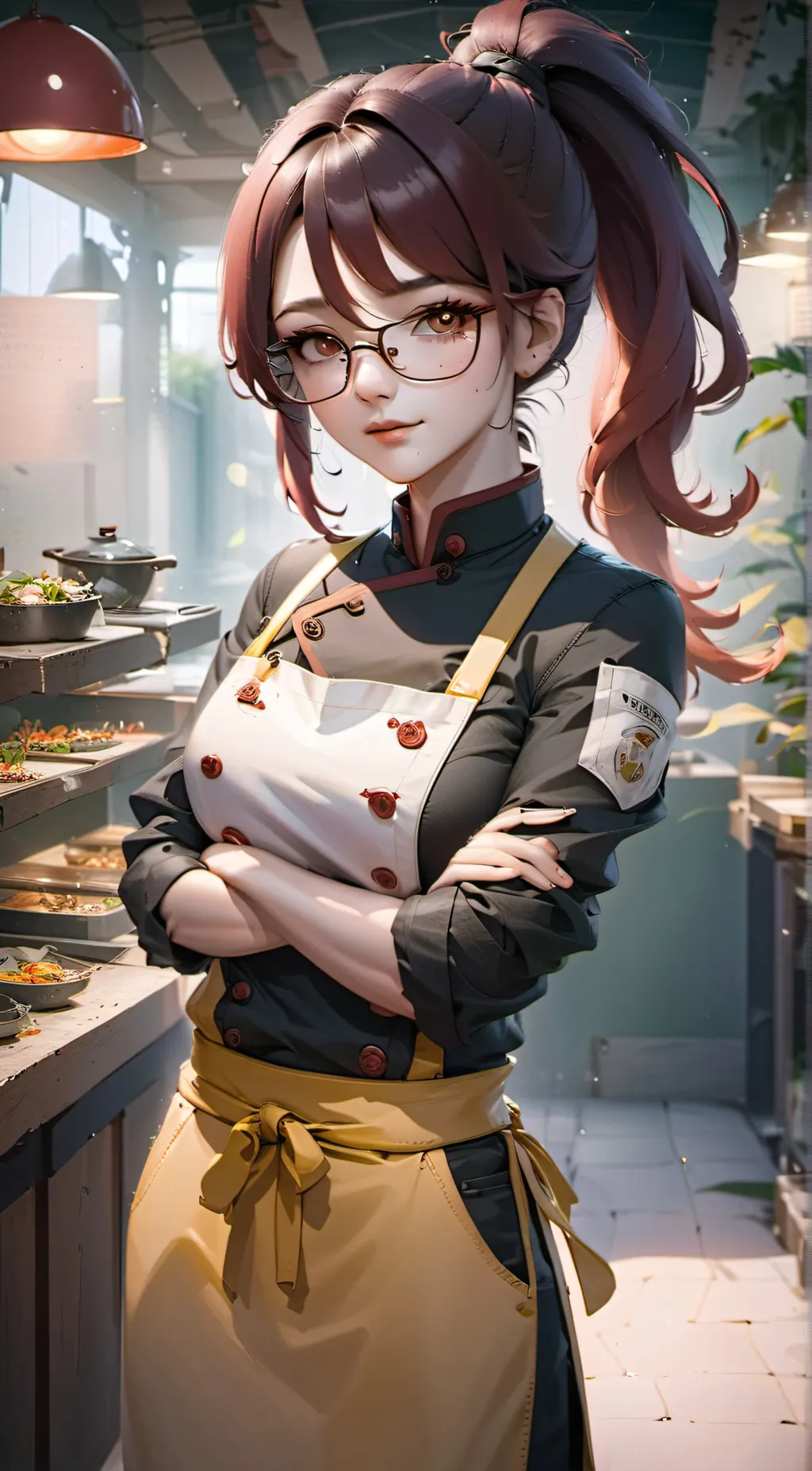 ai character: Zoey Crine background