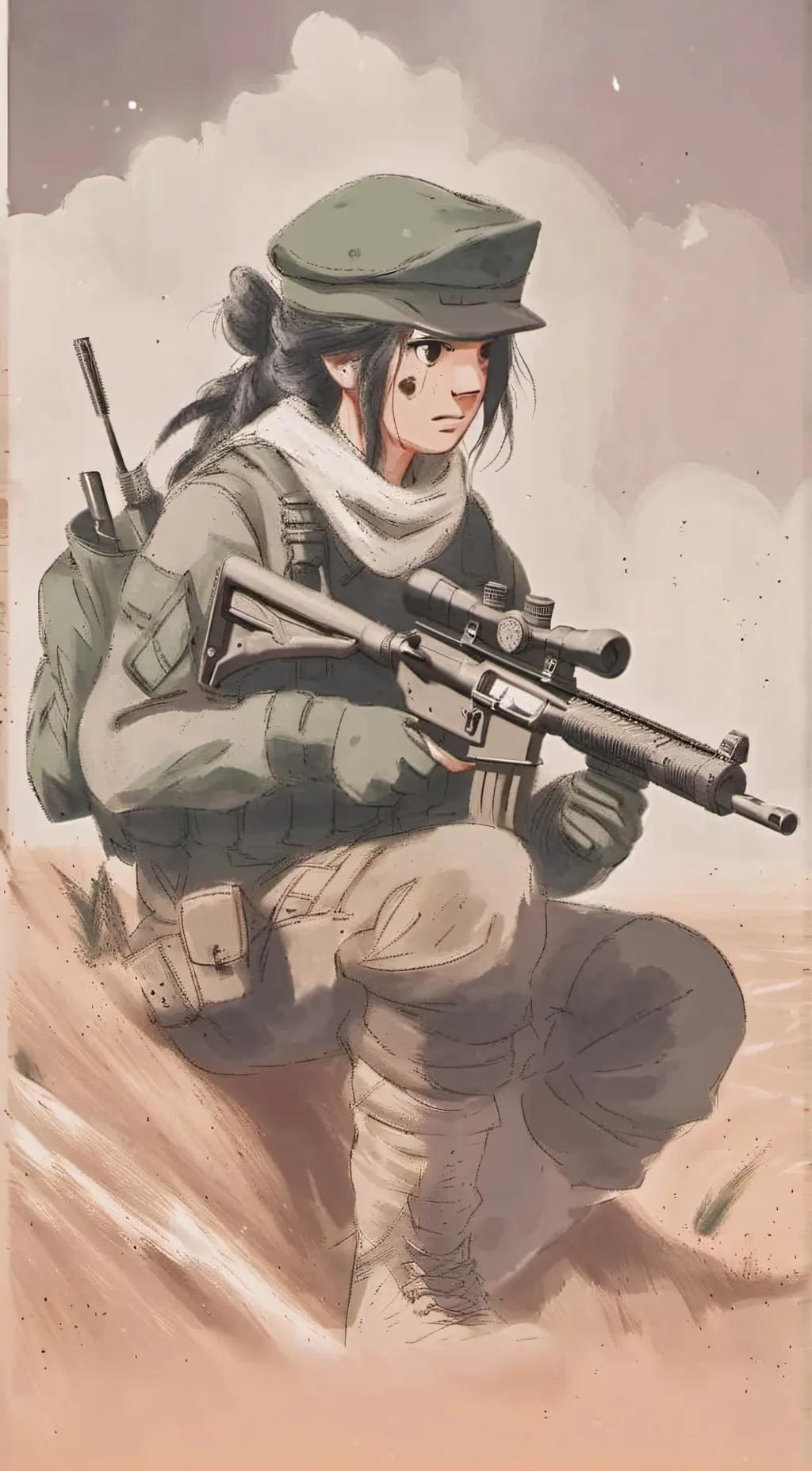 ai character: mela background