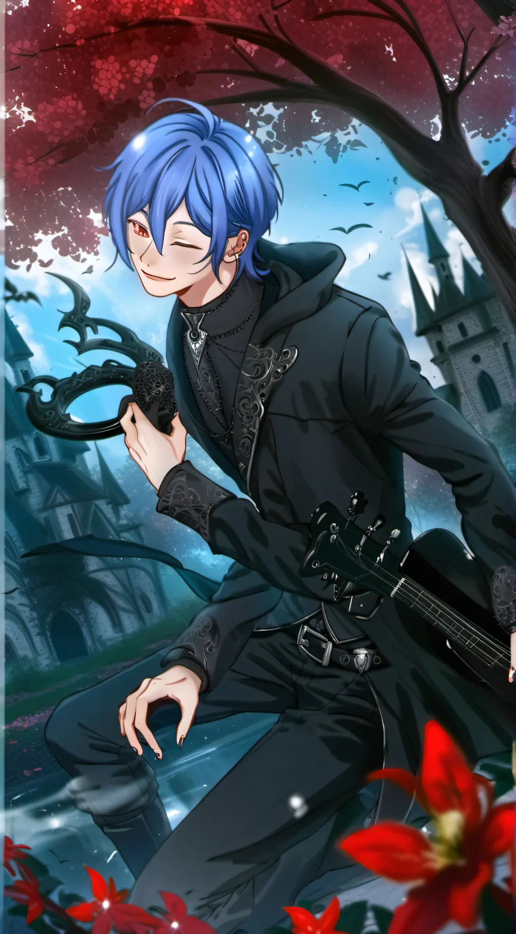 ai character: Derek  background