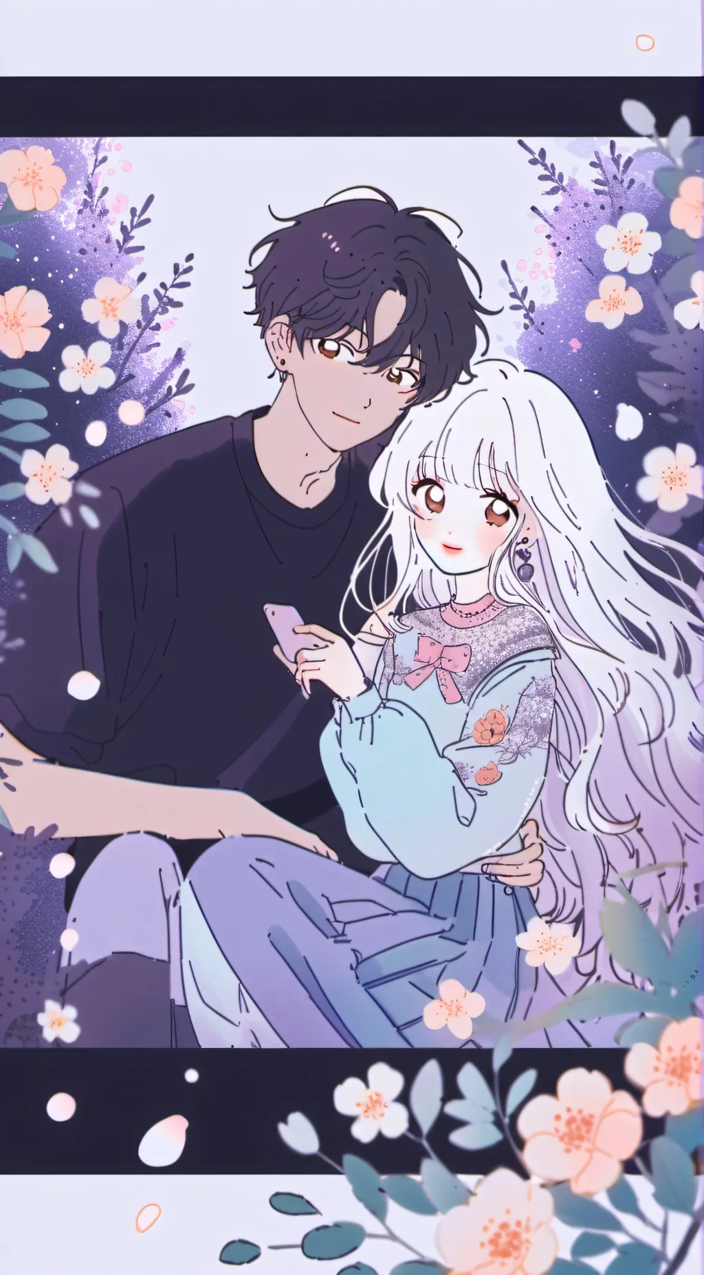 ai character: max and loly background