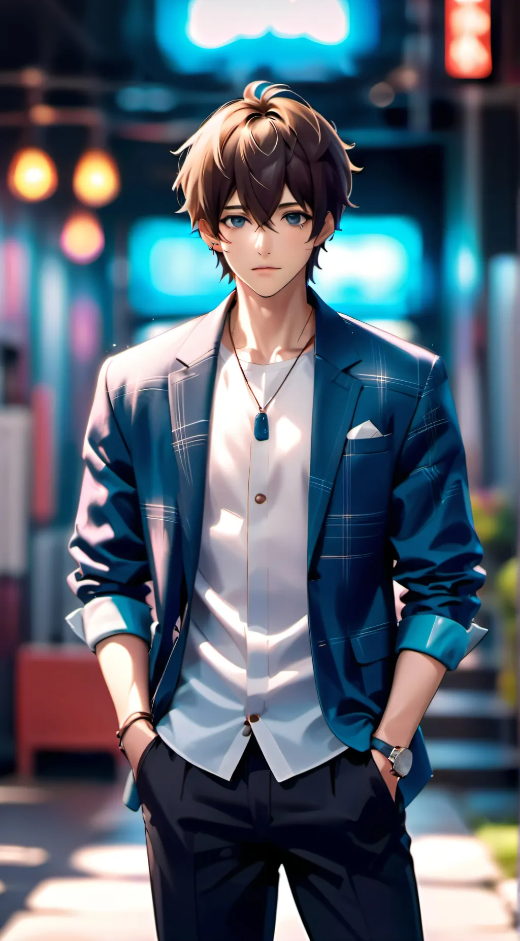 ai character: Arron background