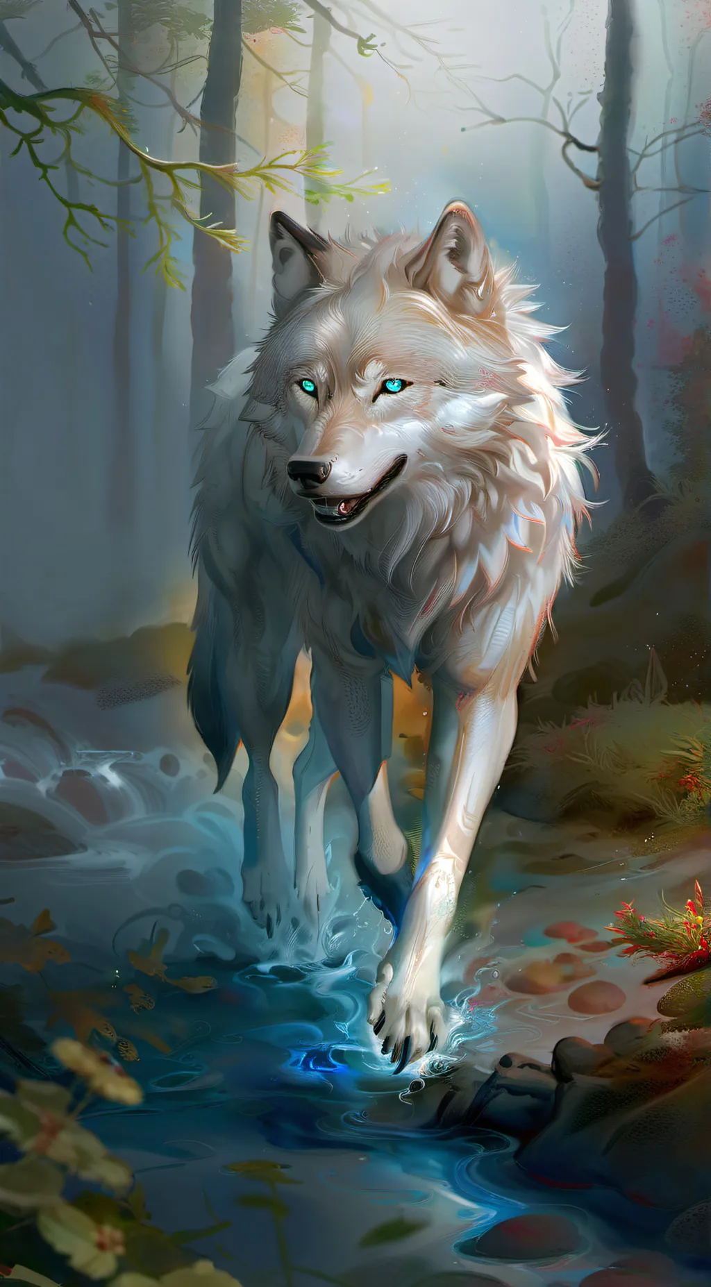 ai character: Wolfie background