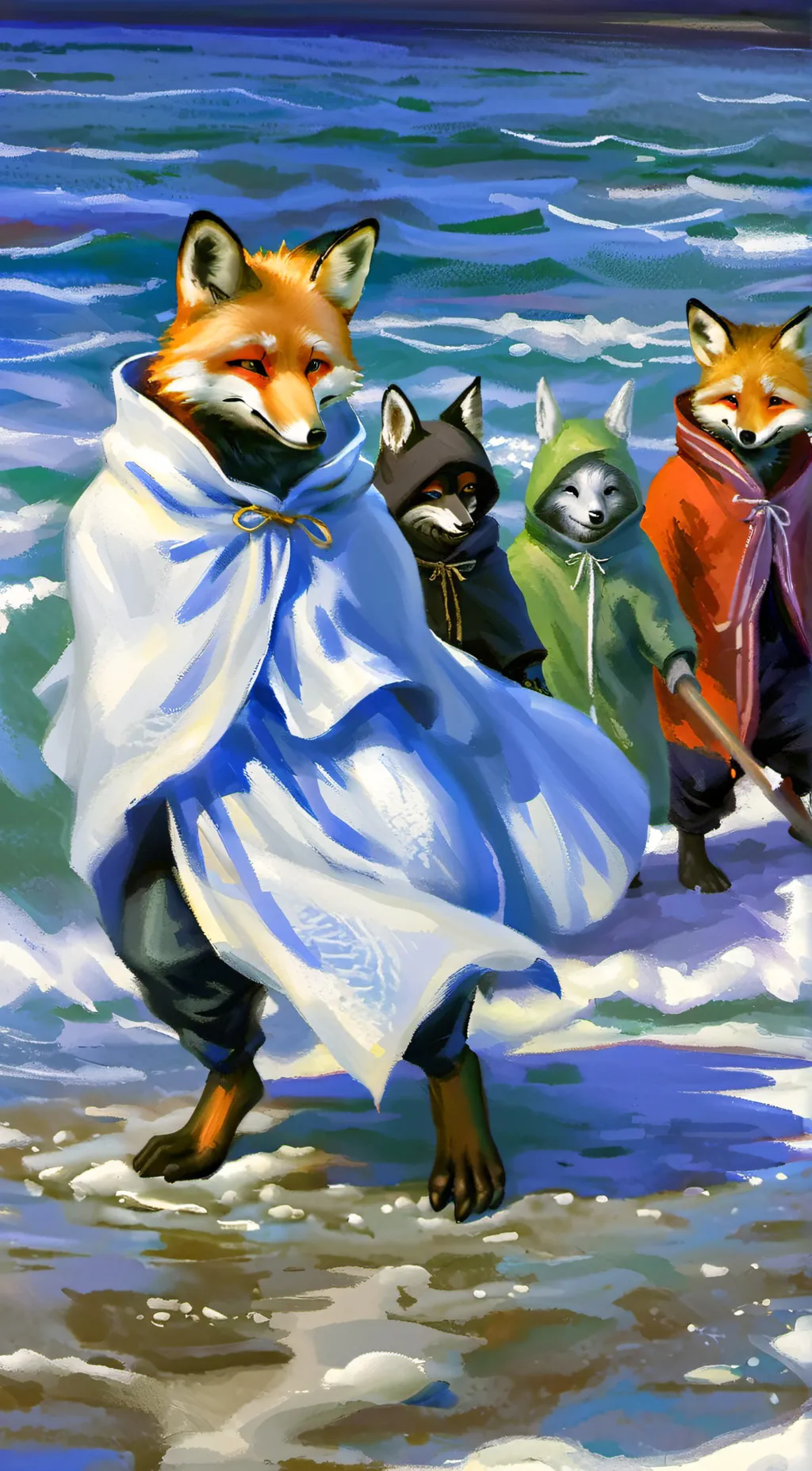 ai character: Fox Therians background
