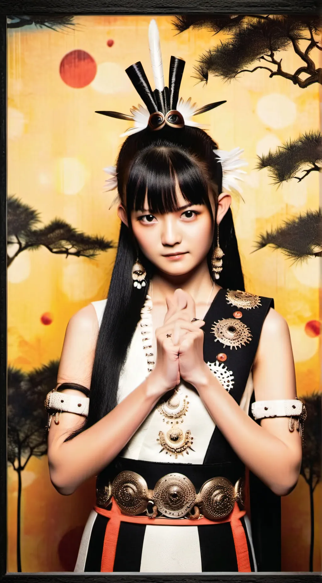 ai character: Suzuka/Su-Metal background